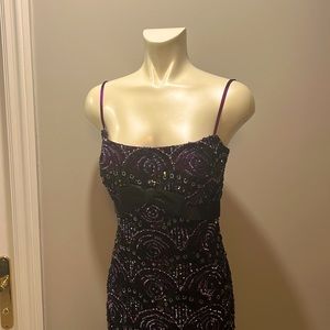 NWOT stunning long sequinned gown